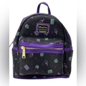 Disney Parks Loungefly Hocus Pocus Mini Backpack EUC Halloween Witches Black